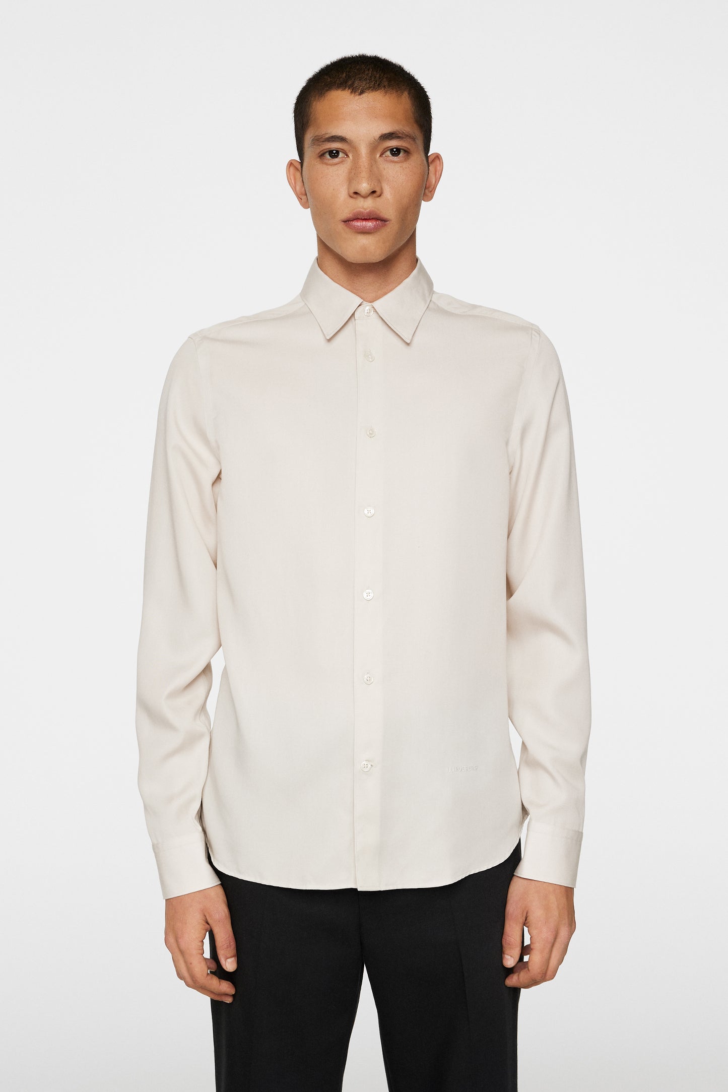 Slim LS Comfort Tencel Shirt / Moonbeam