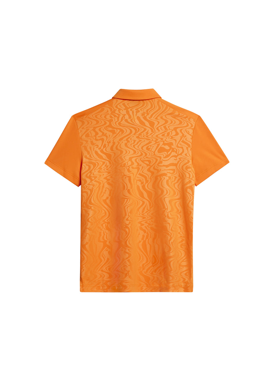 Peat Regular Fit Polo / Persimmon Orange