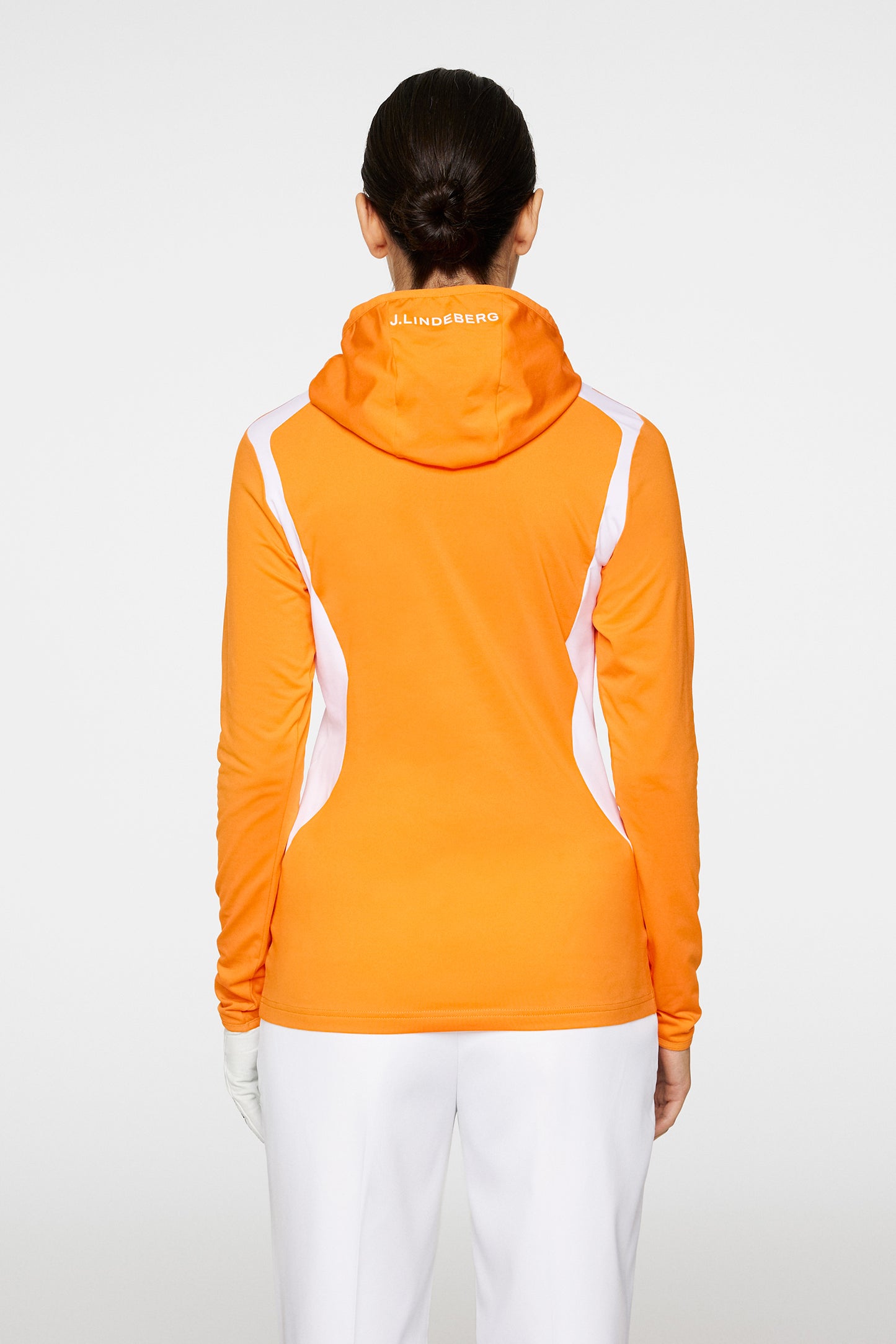 Mae Quarter Zip Hood / Persimmon Orange