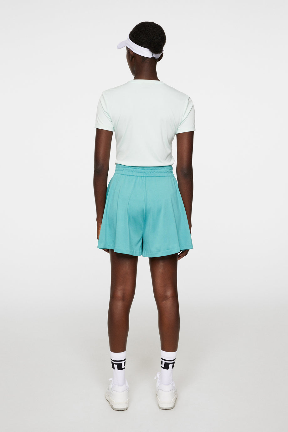 Billie Wide Jersey Shorts / Teal