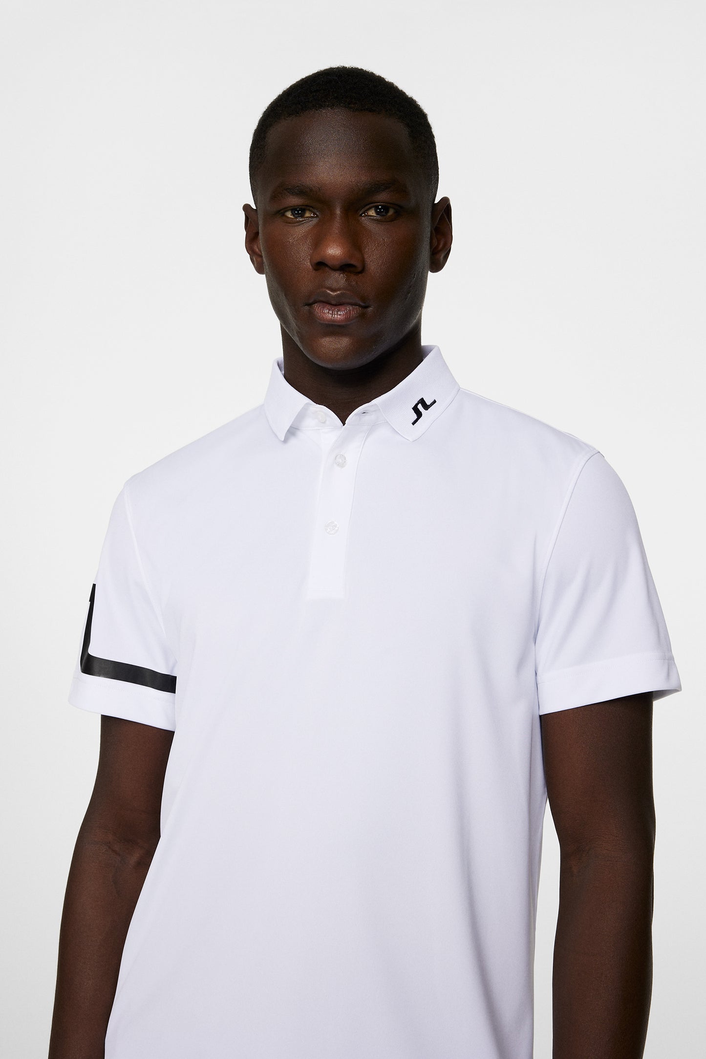 Heath Regular Fit Golf Polo / White