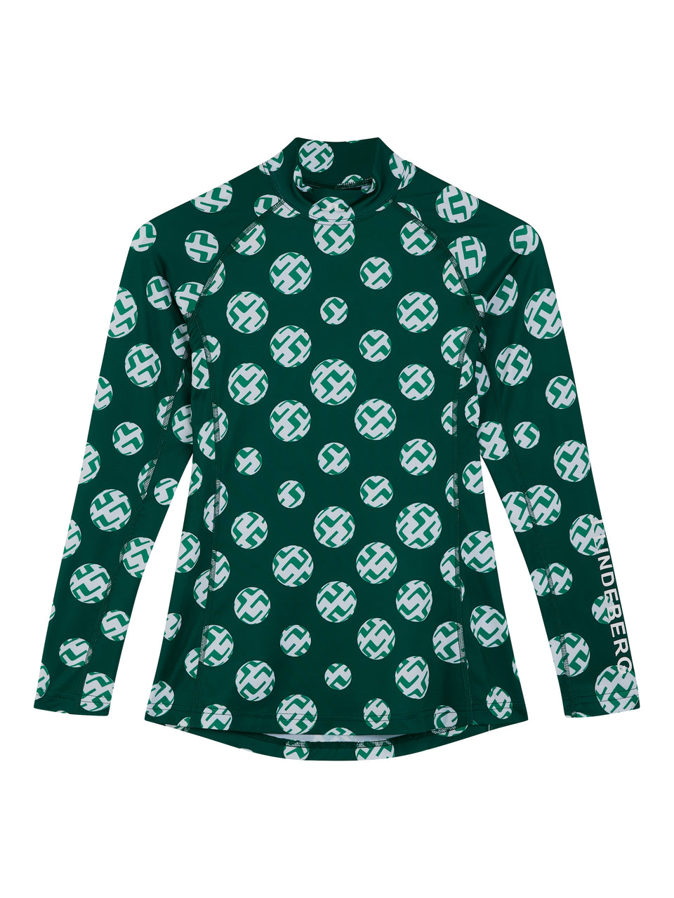 Asa Print Soft Compression Top / Rain Forest Sphere Dot