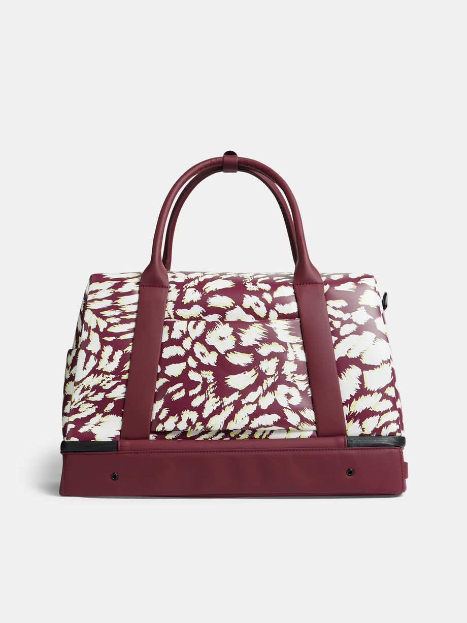 Boston Bag Print / Glitch Leo Lime