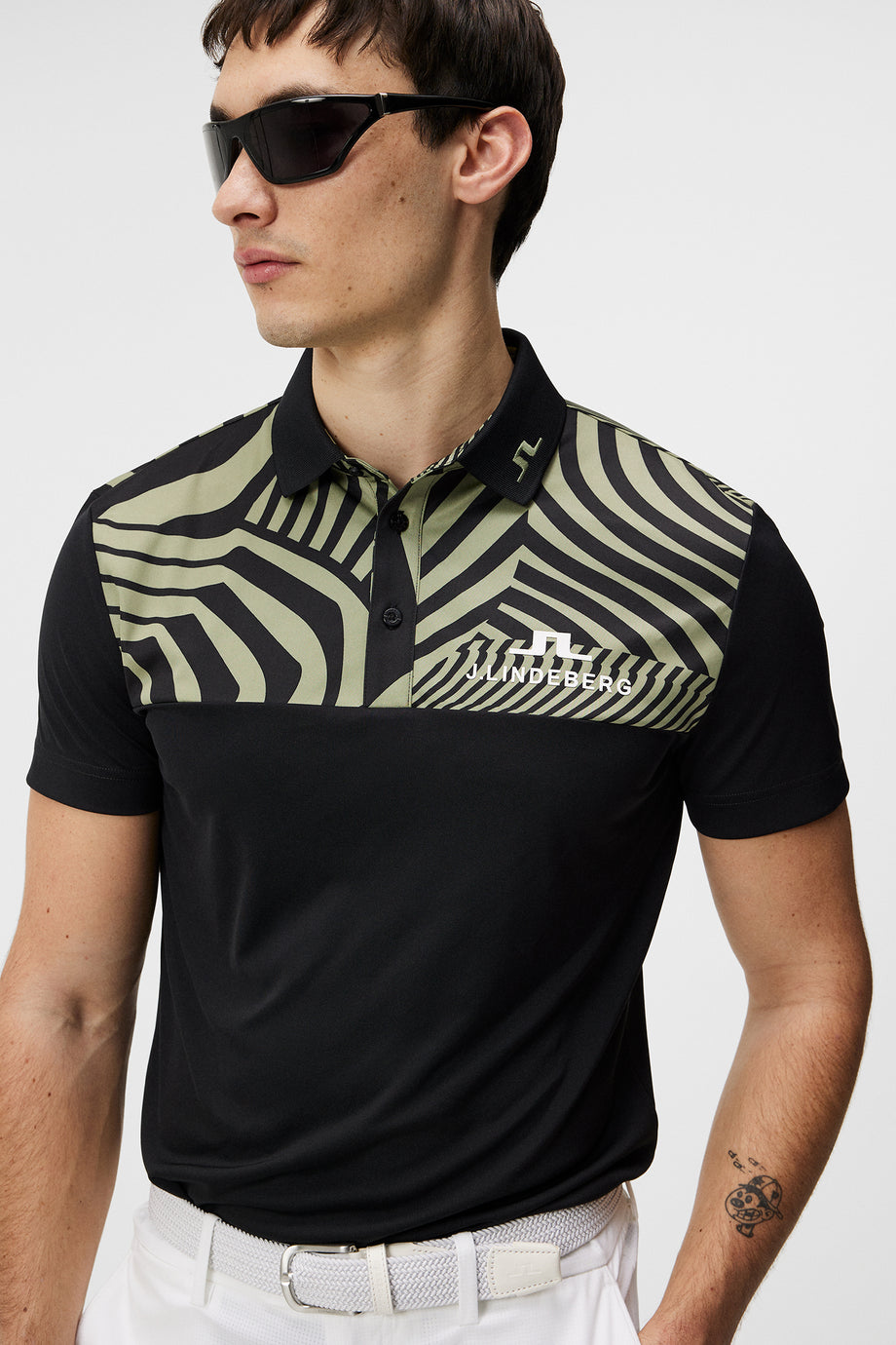 Jeff Tour Golf Polo / Black