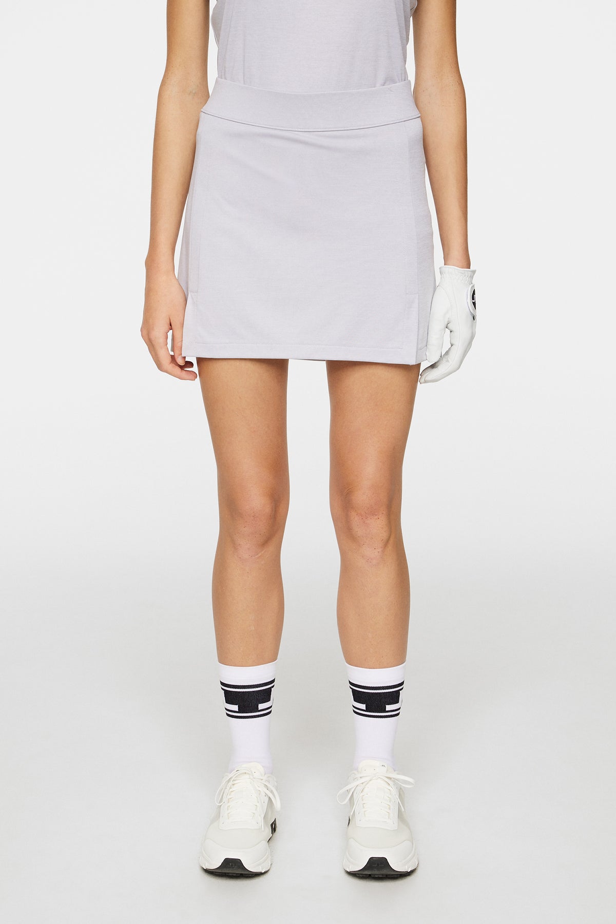 Amelie Mid Skirt / Light Grey Melange