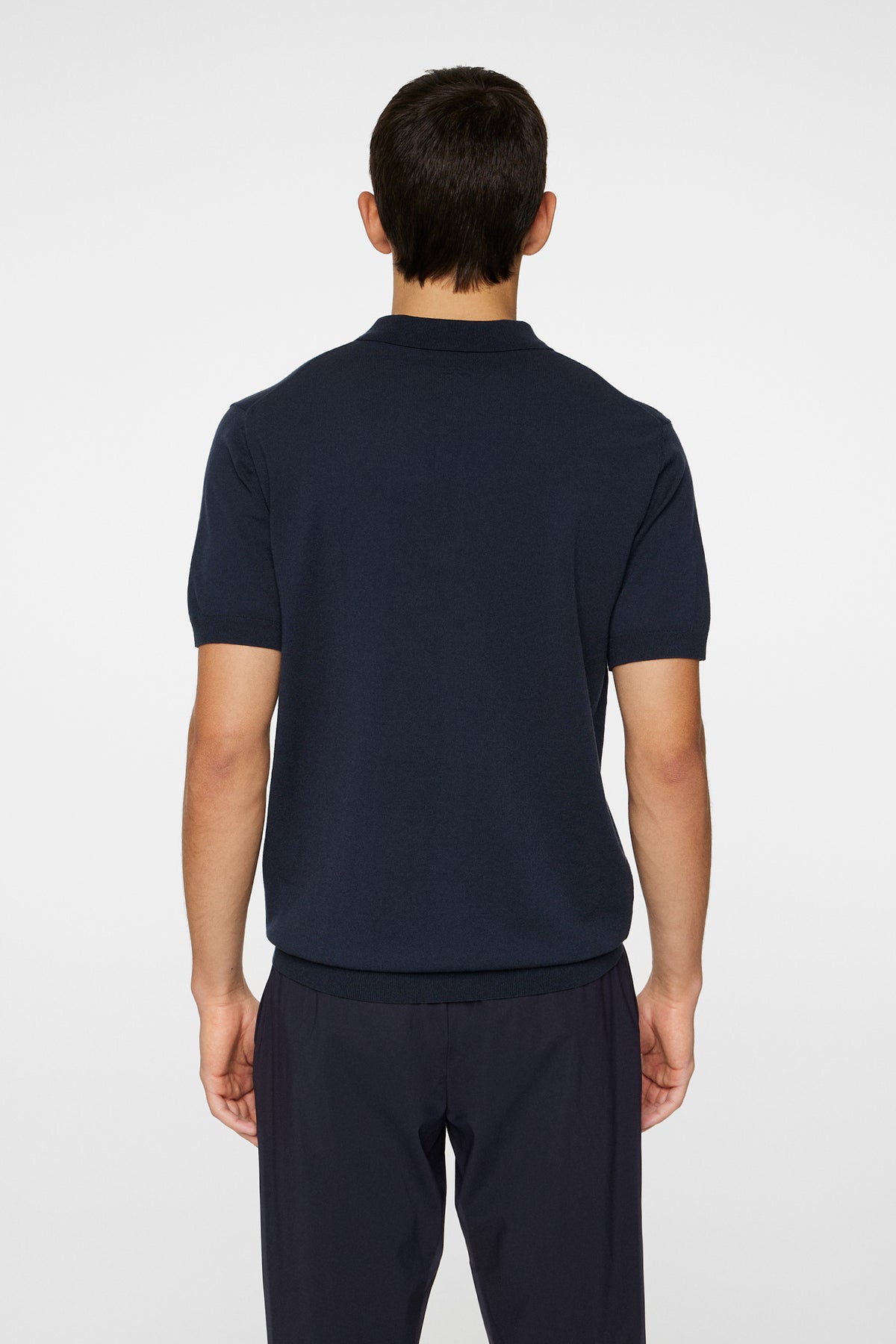 Ridge Knitted Polo / JL Navy