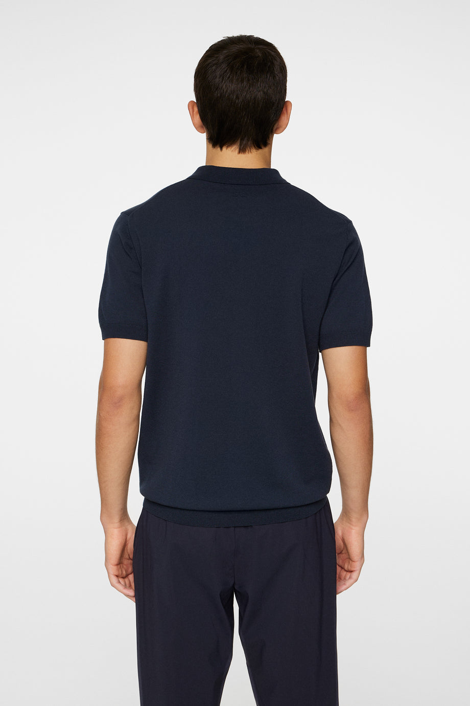 Ridge Knitted Polo / JL Navy