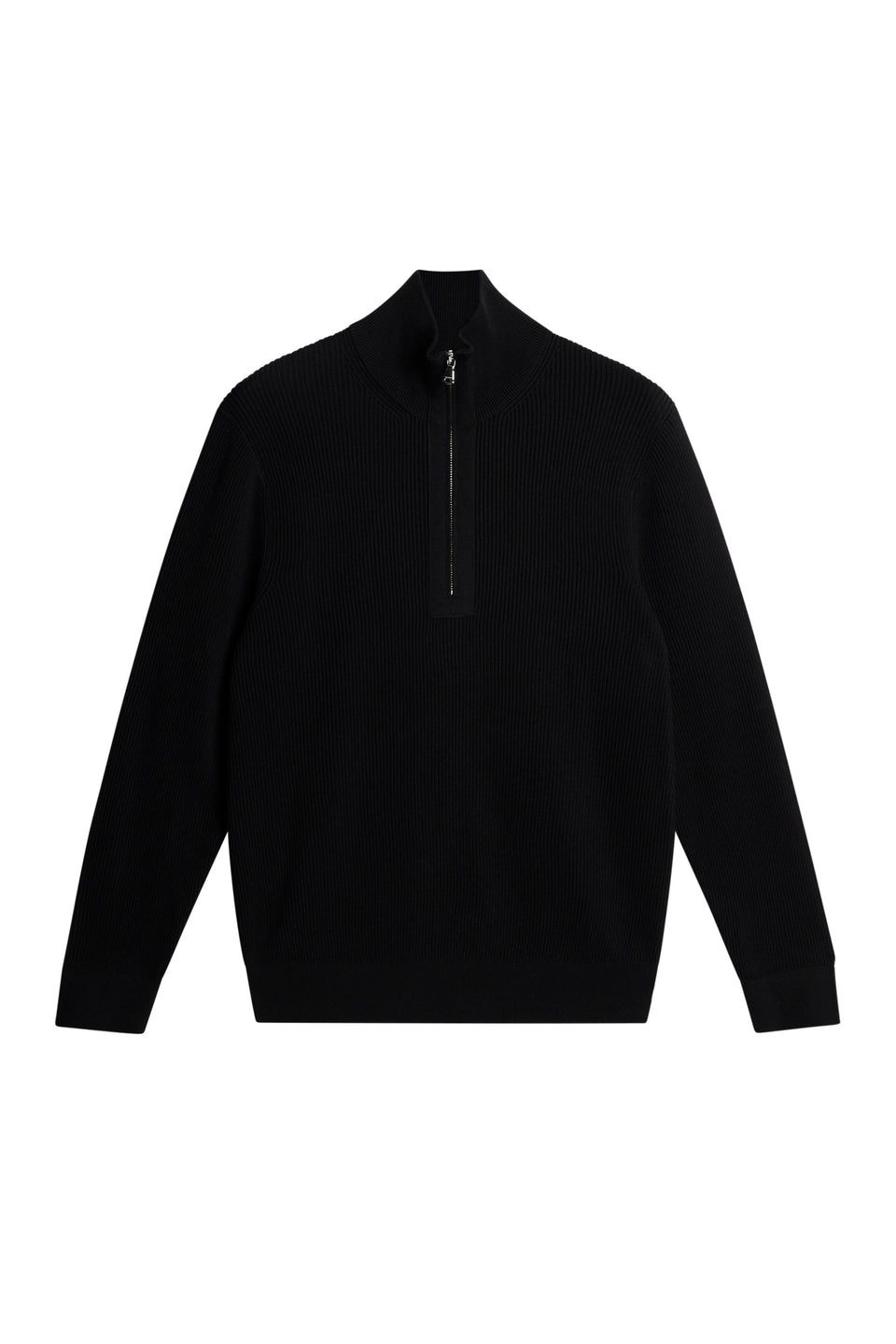 Alex Half Zip Knitted Sweater / Black