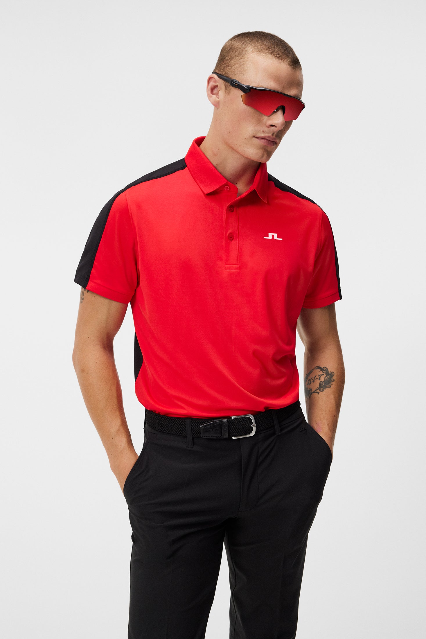 Hans Regular Fit Polo / Fiery Red – J.Lindeberg
