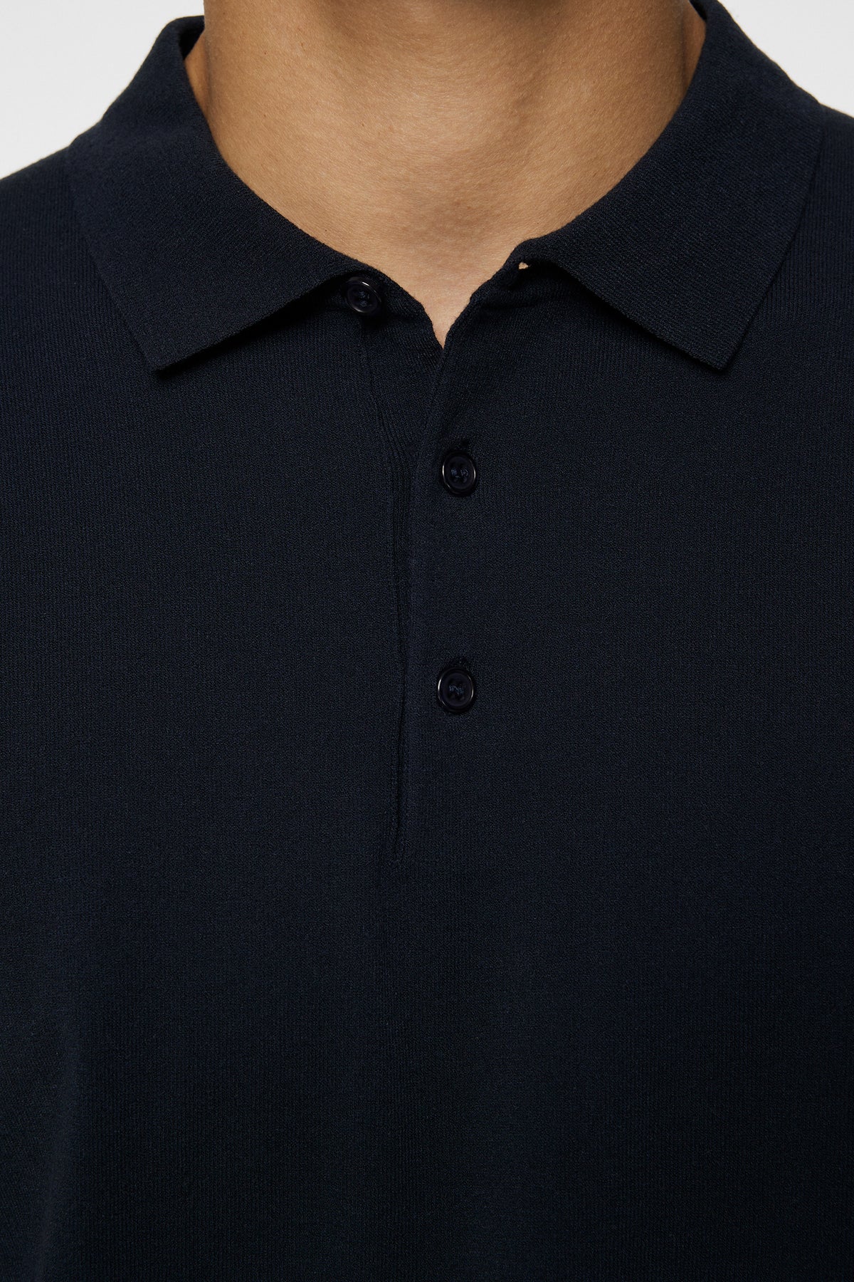 Ridge Knitted Polo / JL Navy