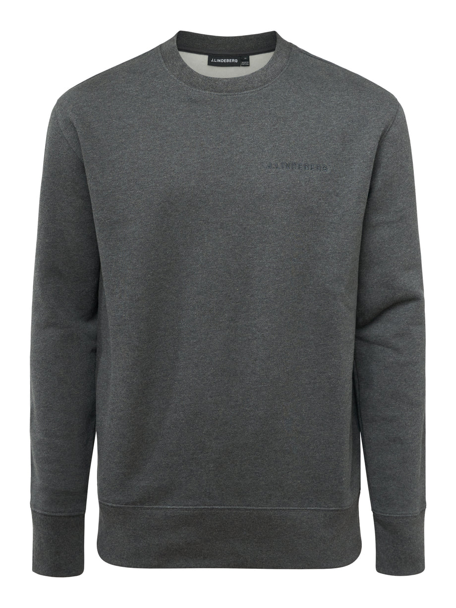 Chip Crew Neck Sweatshirt / Dark Grey Melange