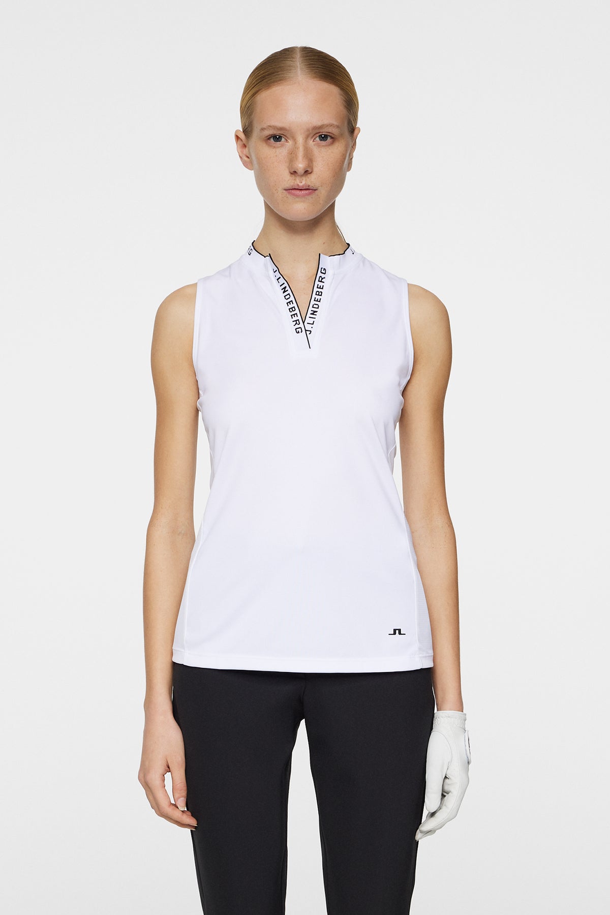 Leya Sleeveless Top / White