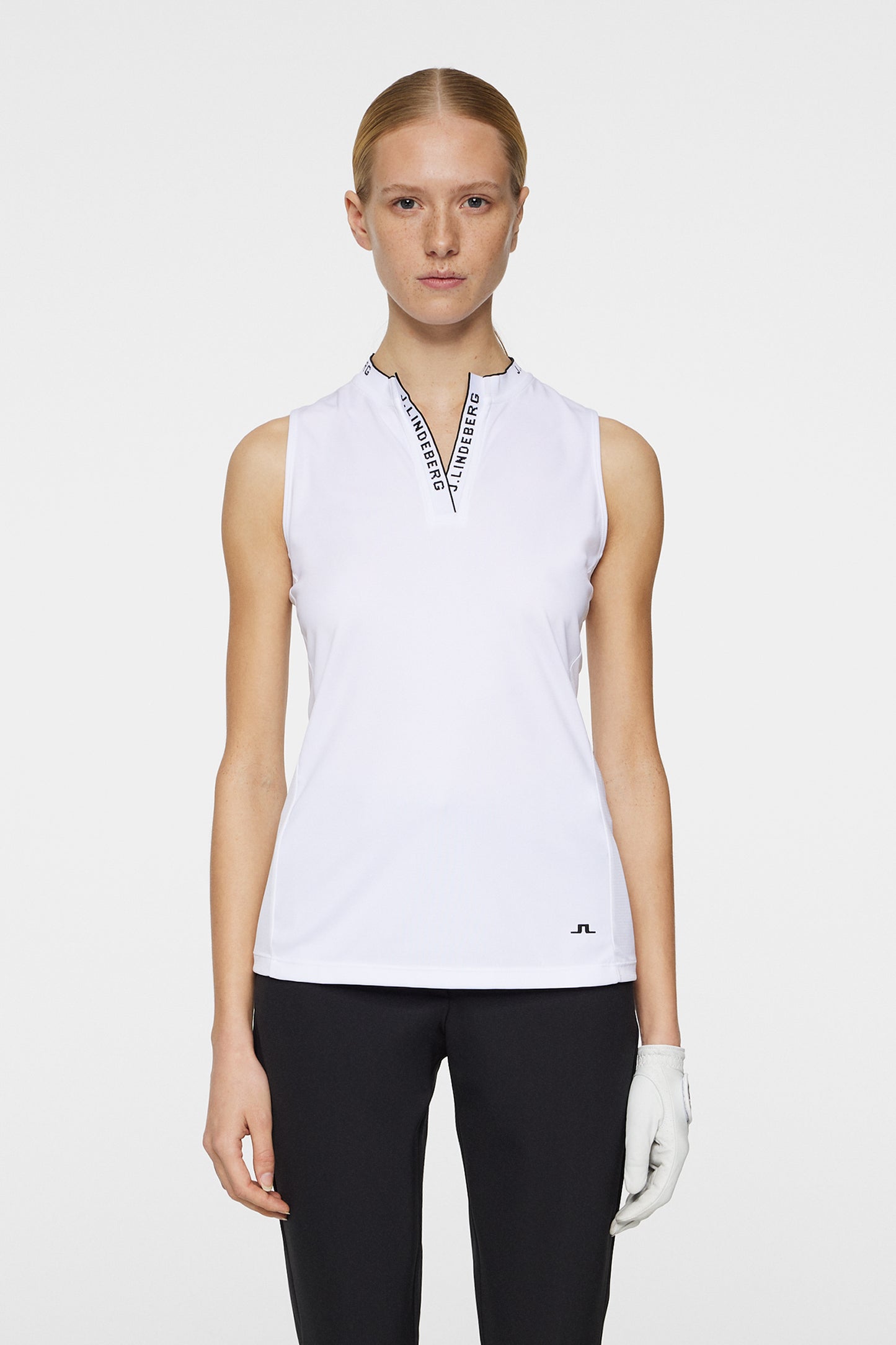 Leya Sleeveless Top / White