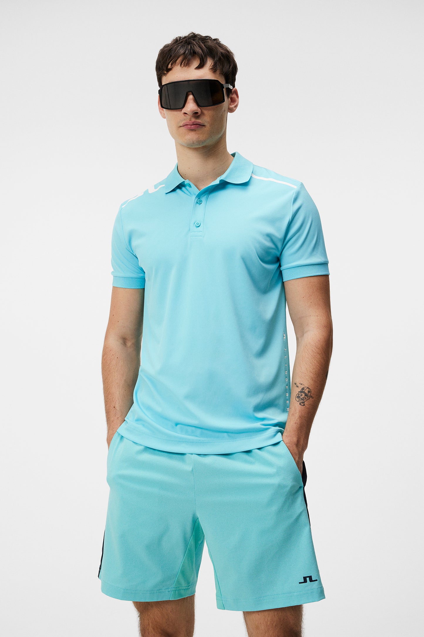 Lionel Regular Fit Polo / Blue Curacao