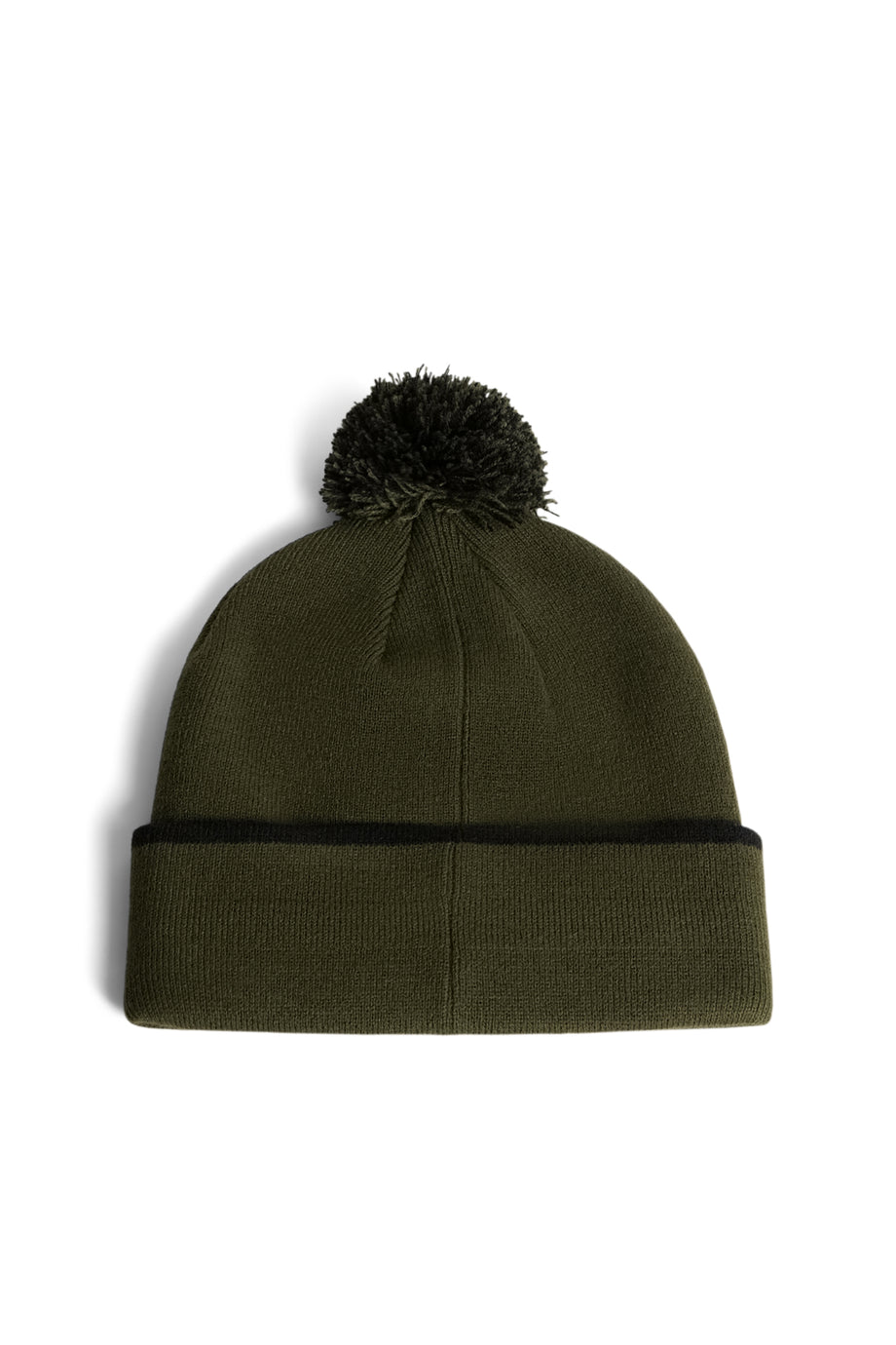 Stripe Beanie / Forest Green