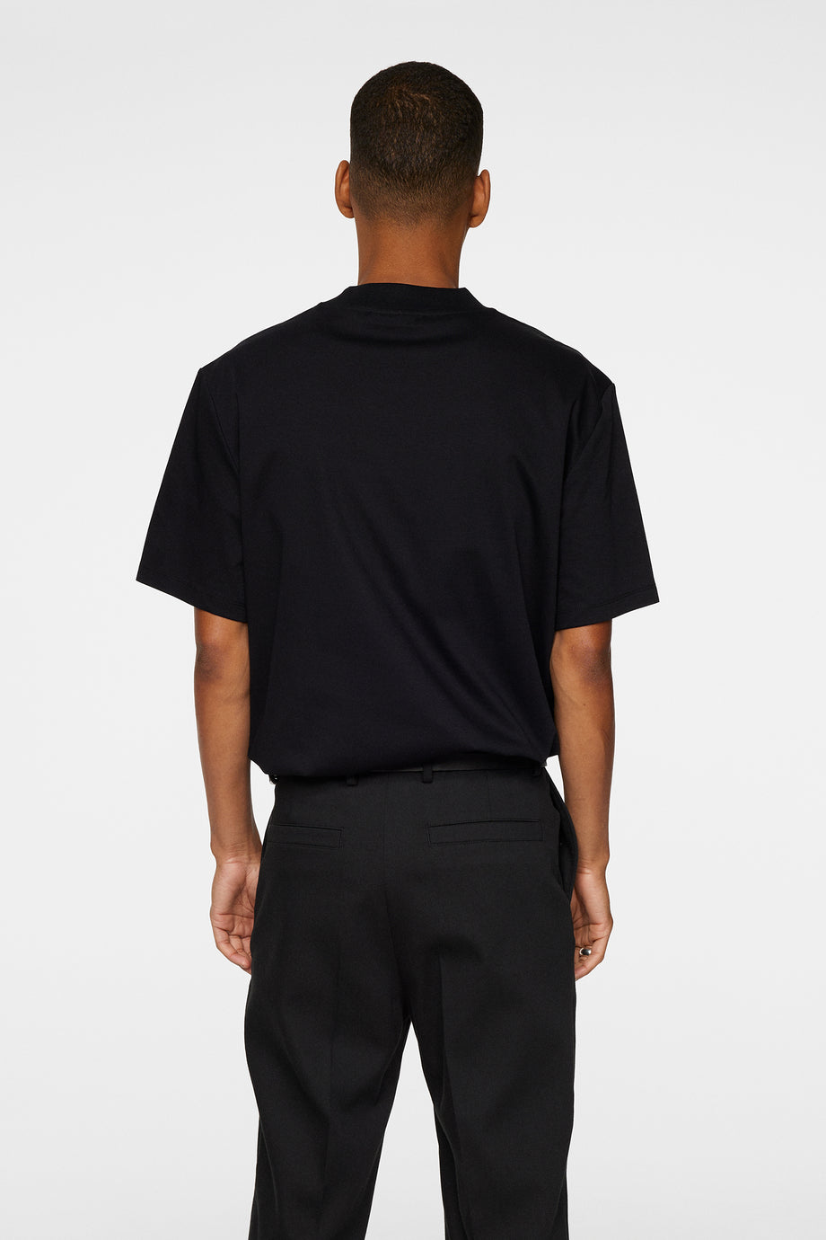 Ace Mock Neck T-Shirt / Black