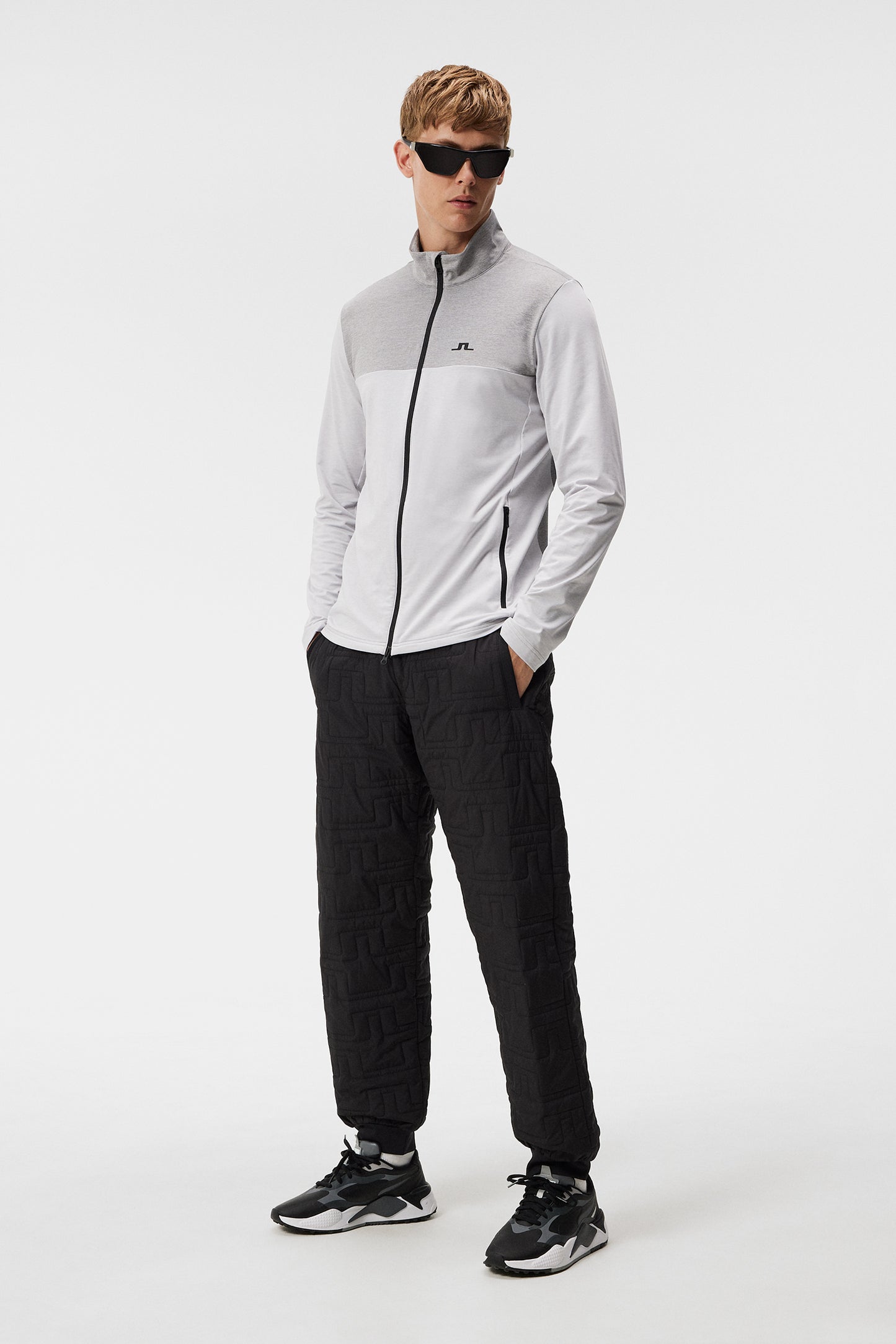 Banks Mid Layer / Light Grey Melange