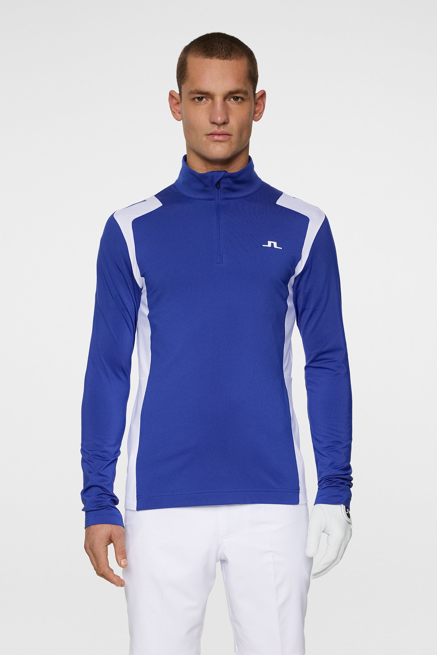 Lukas Quarter Zip Mid Layer / Clematis Blue