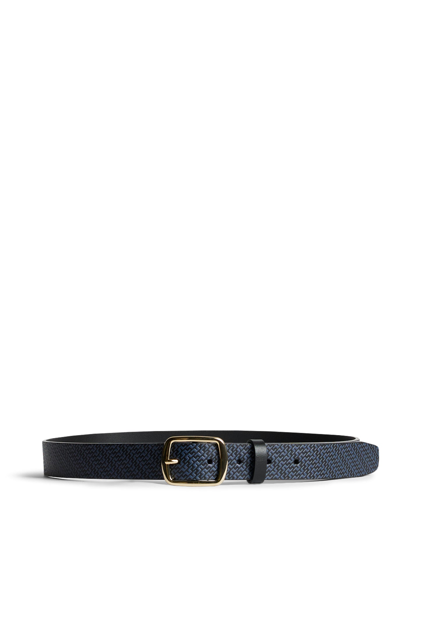 Bibbi Leather Belt / Bias Bridge Black