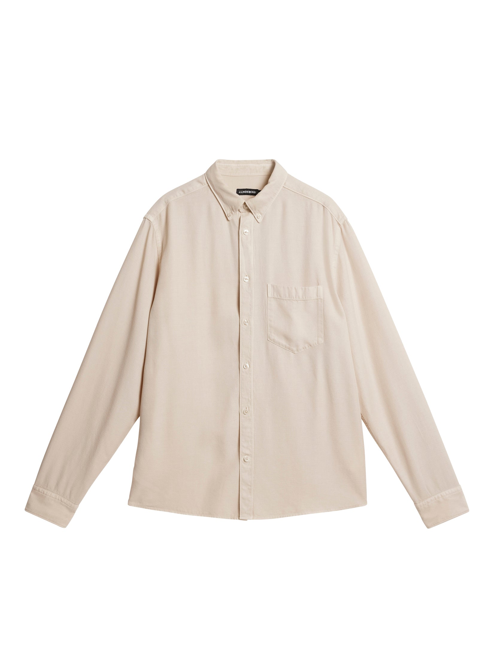 Reg LS Structure Tencel Shirt / Moonbeam – J.Lindeberg