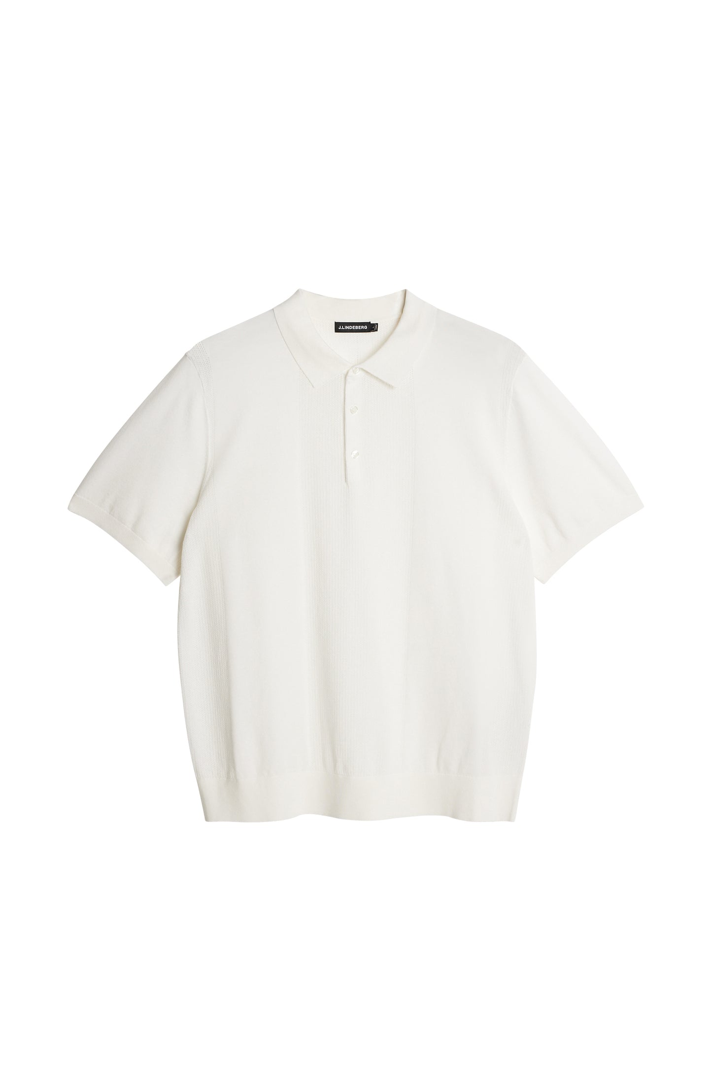 Reymond Solid Stripe Polo / White