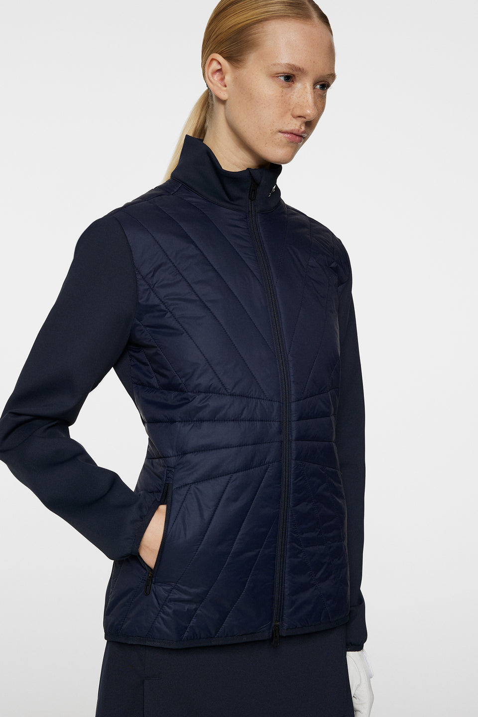 Holma Quilt Hybrid Jacket / JL Navy