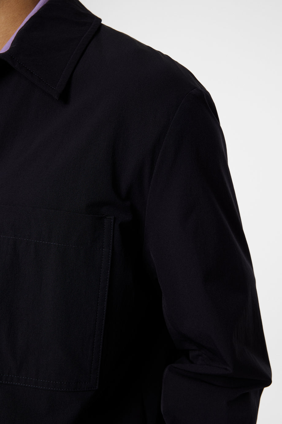 Jake Zipped Overshirt / JL Navy