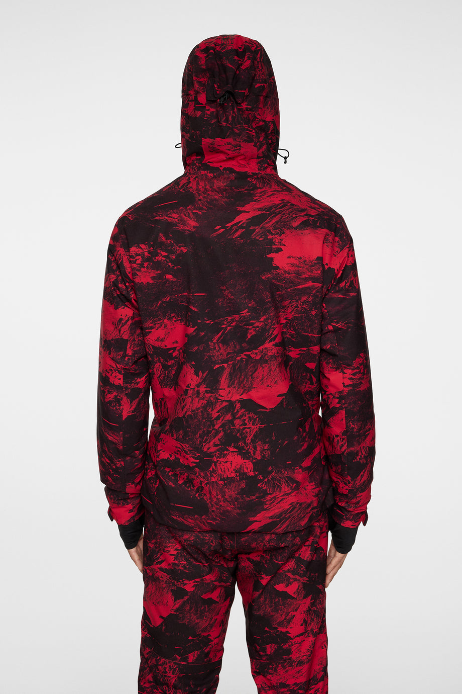 Ace Jacket Printed / Mountain Glitch Red