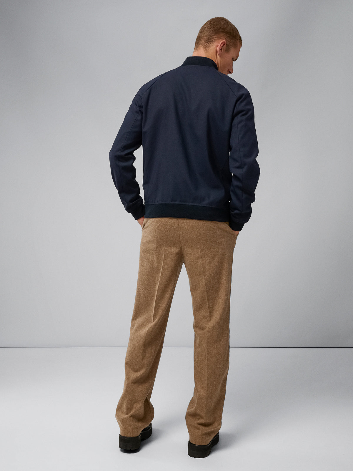 Thom Bomber Stretch Twill / JL Navy