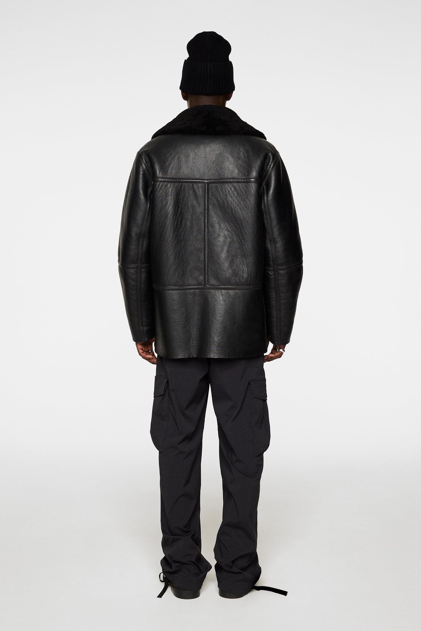 Sutton Shearling Jacket Black