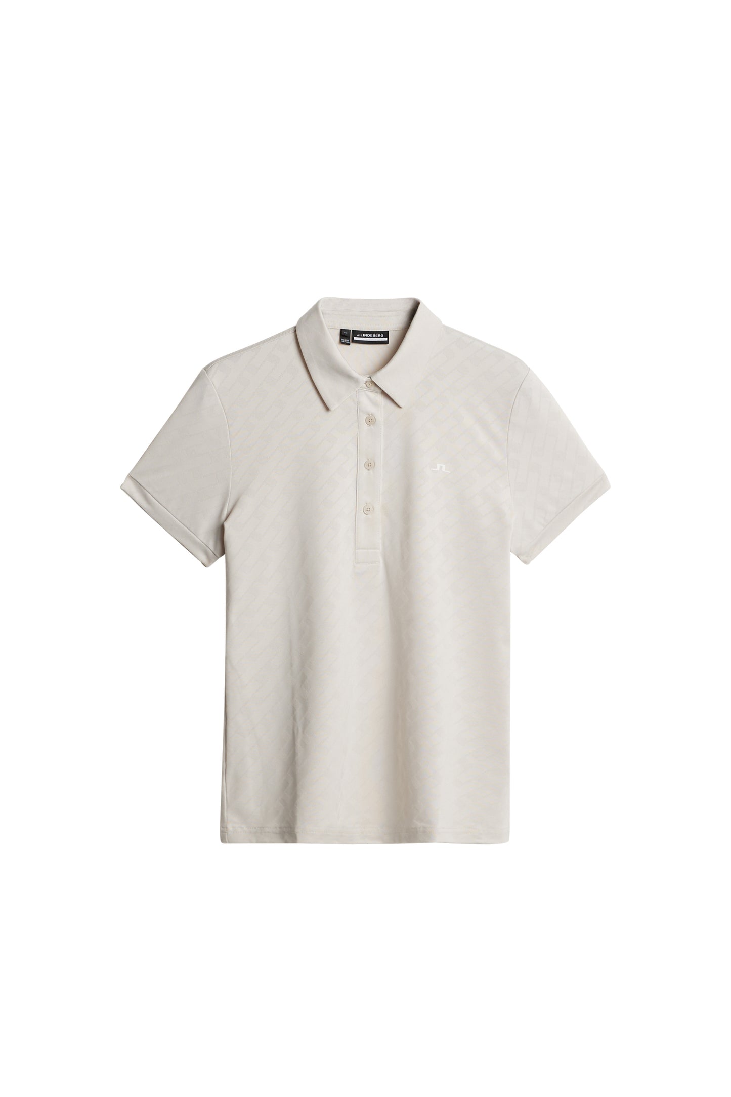 Alaya Jacquard Polo / Moonbeam