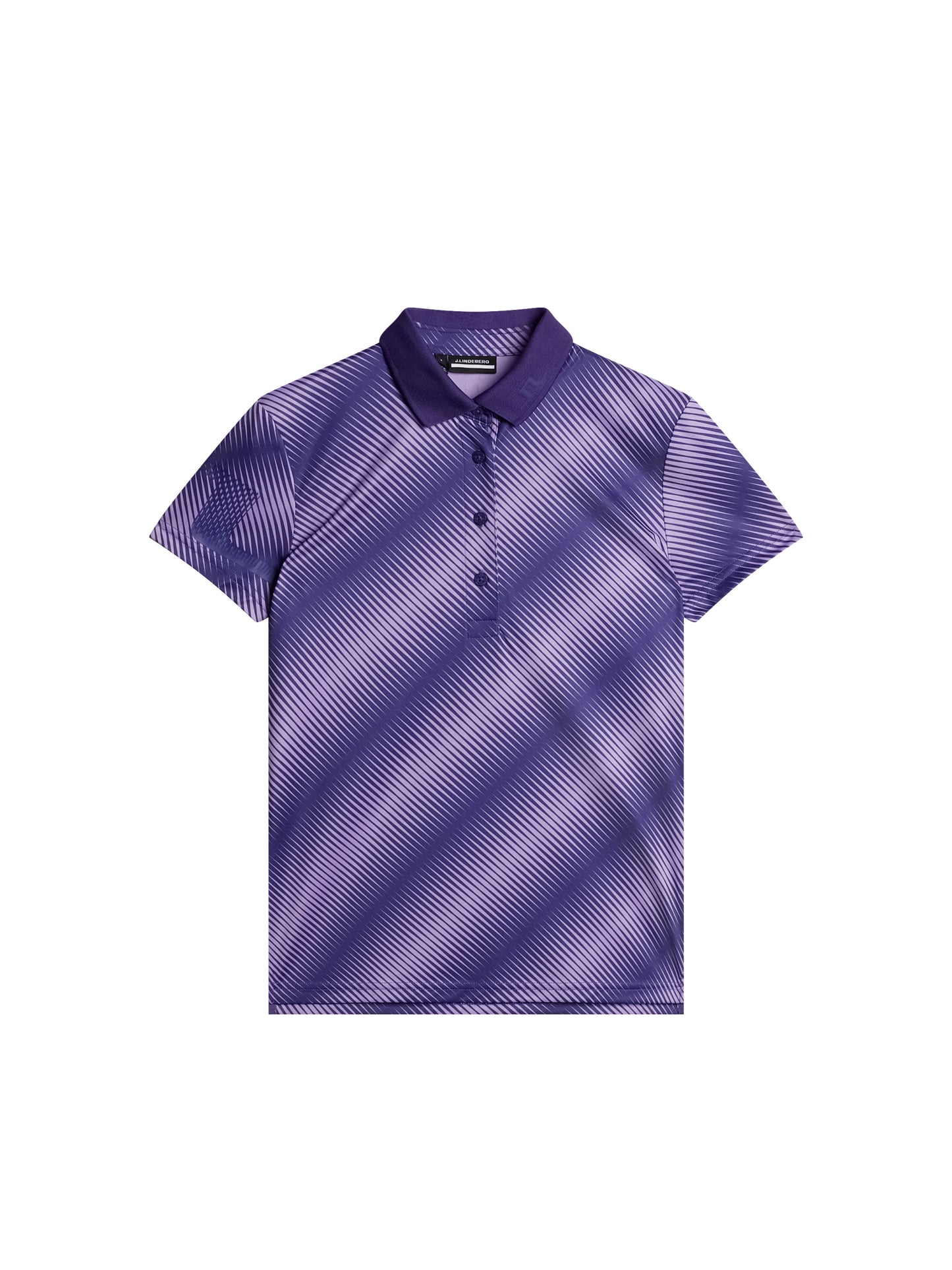 Heidi Print Polo / Comb Deep Wisteria M