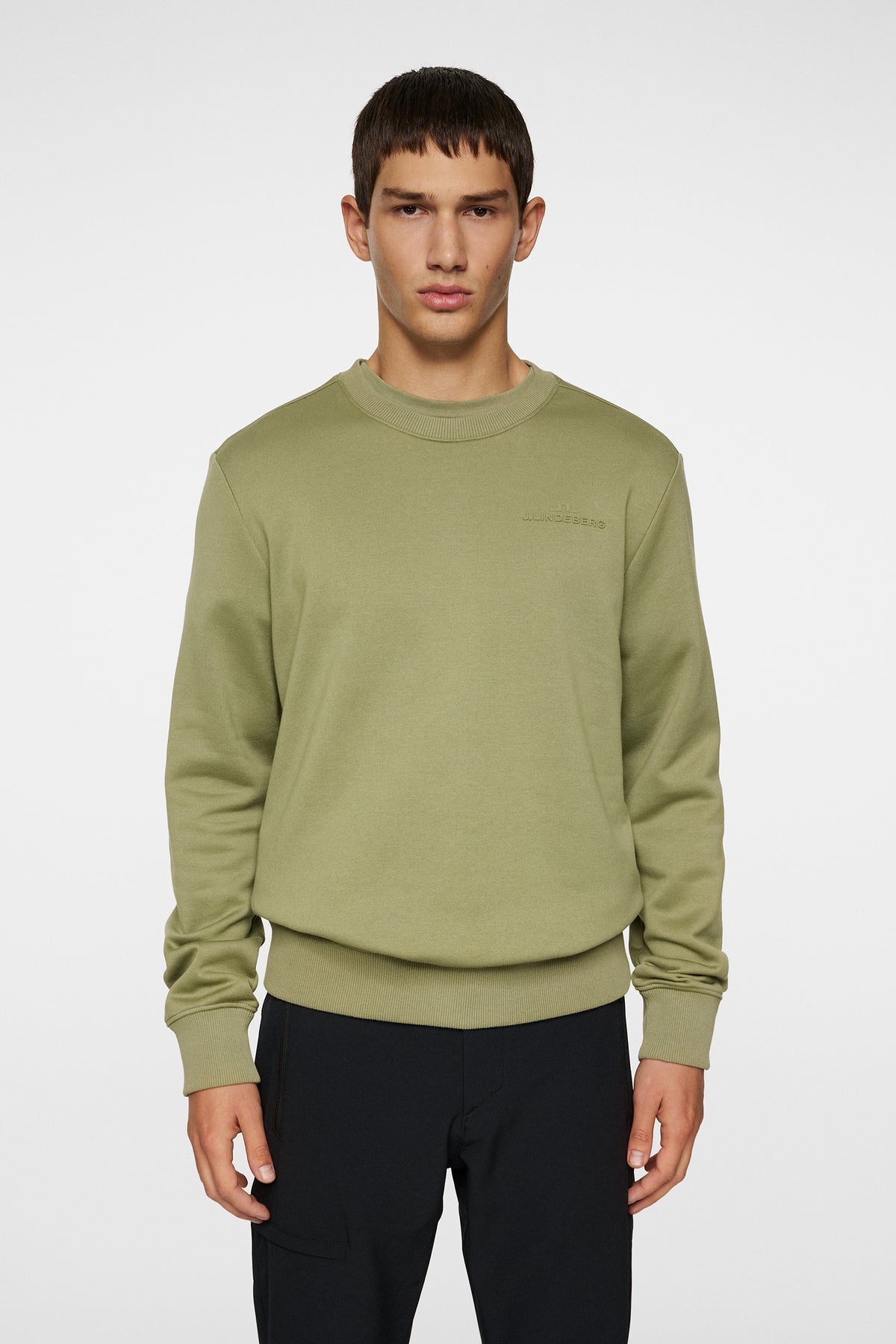 Alpha Crew Neck / Oil Green