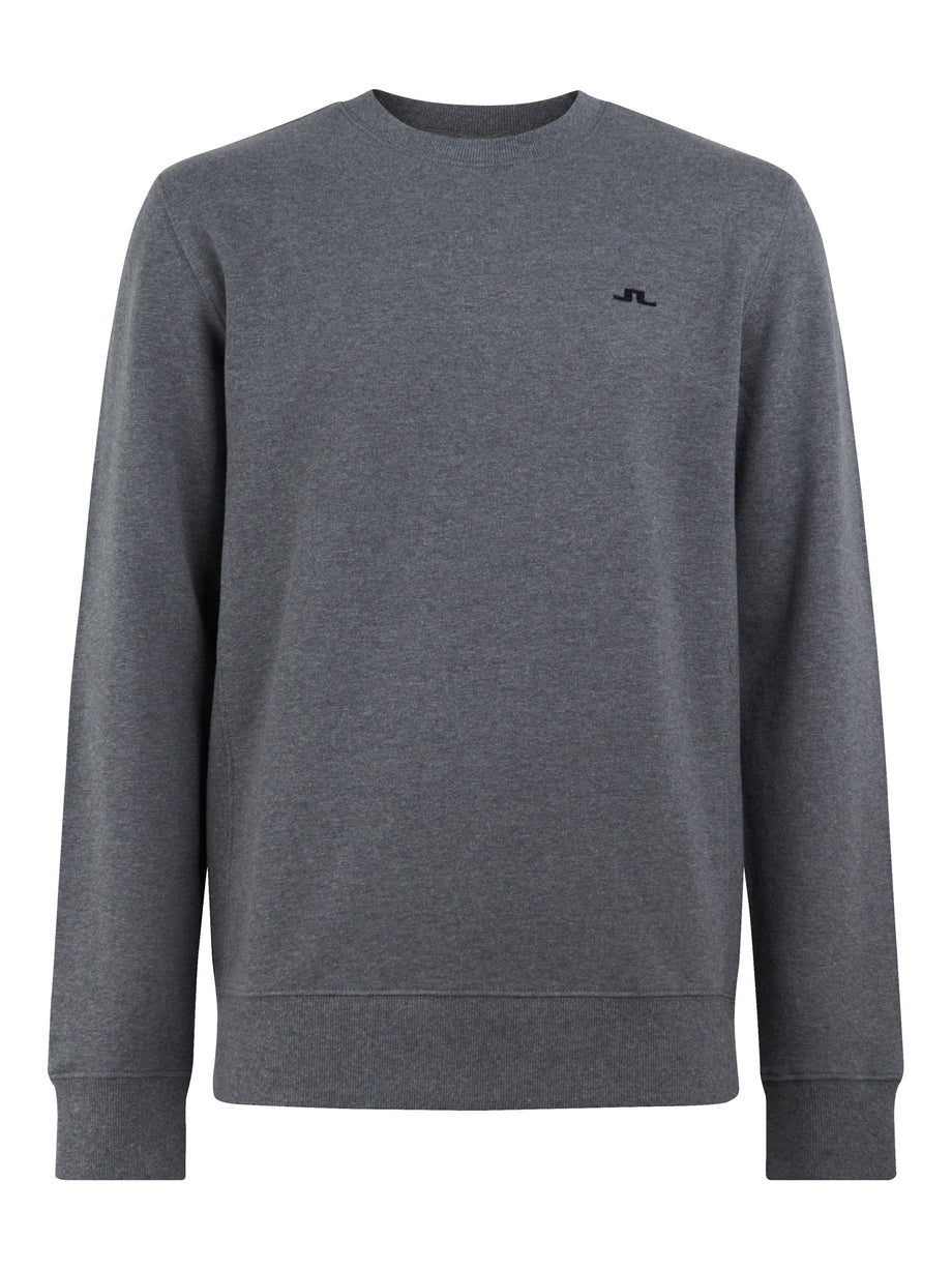 Cal Crew Neck Sweat / Mid Grey Melange