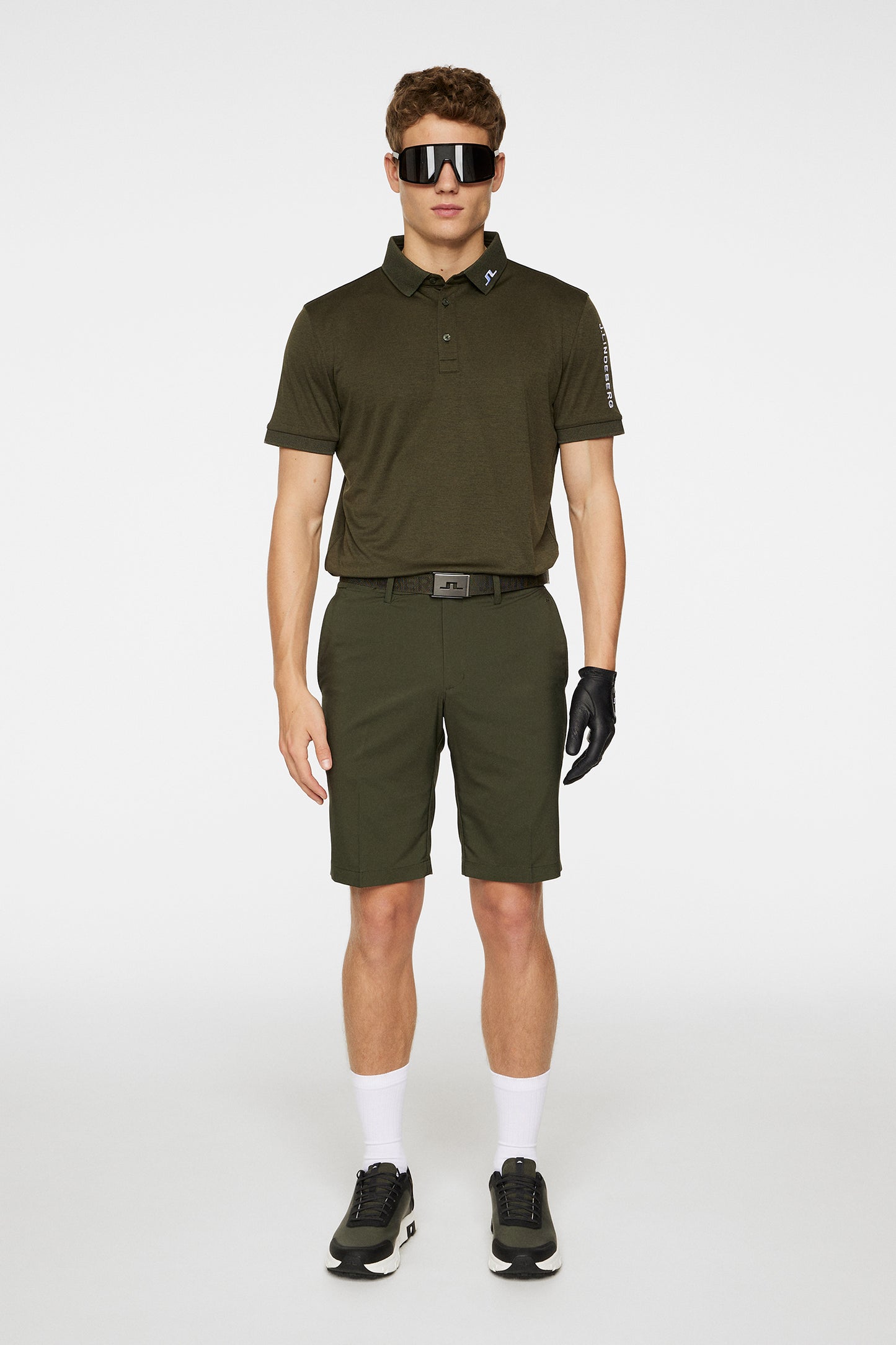 Tour Tech Reg Fit Polo / Forest Green Melange