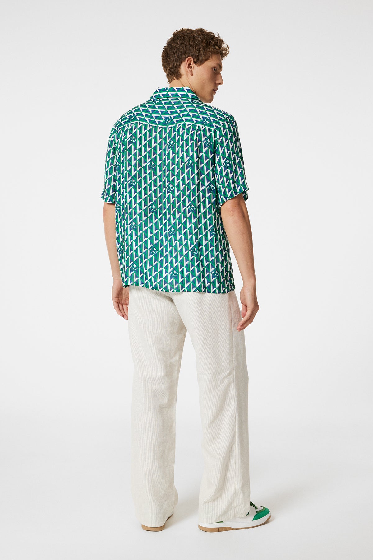 Donso Airy Island Geo Shirt / Island Geo Jellybean