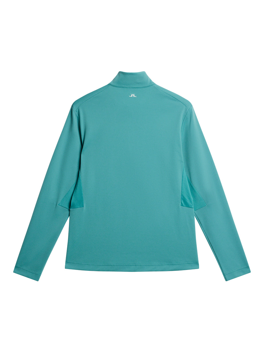 Leon Quarter Zip Mid Layer / Teal