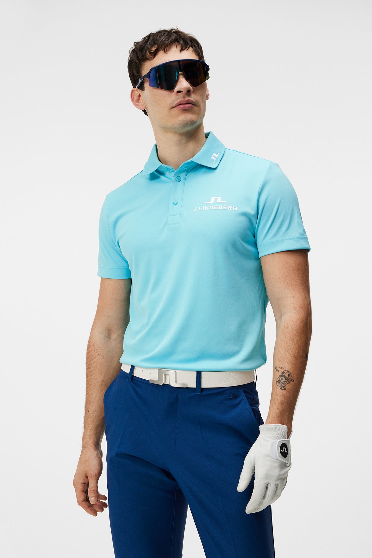 KV Tour Solid Golf Polo / Blue Curacao