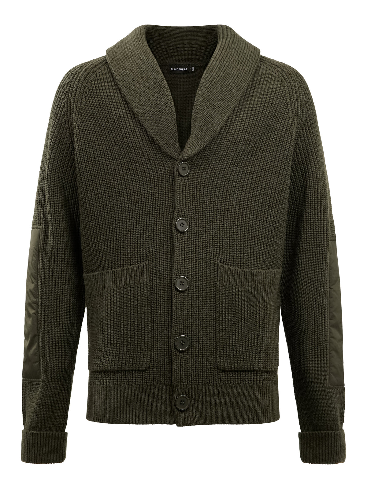 Gaven Shawl Collar Cardigan / Forest Green