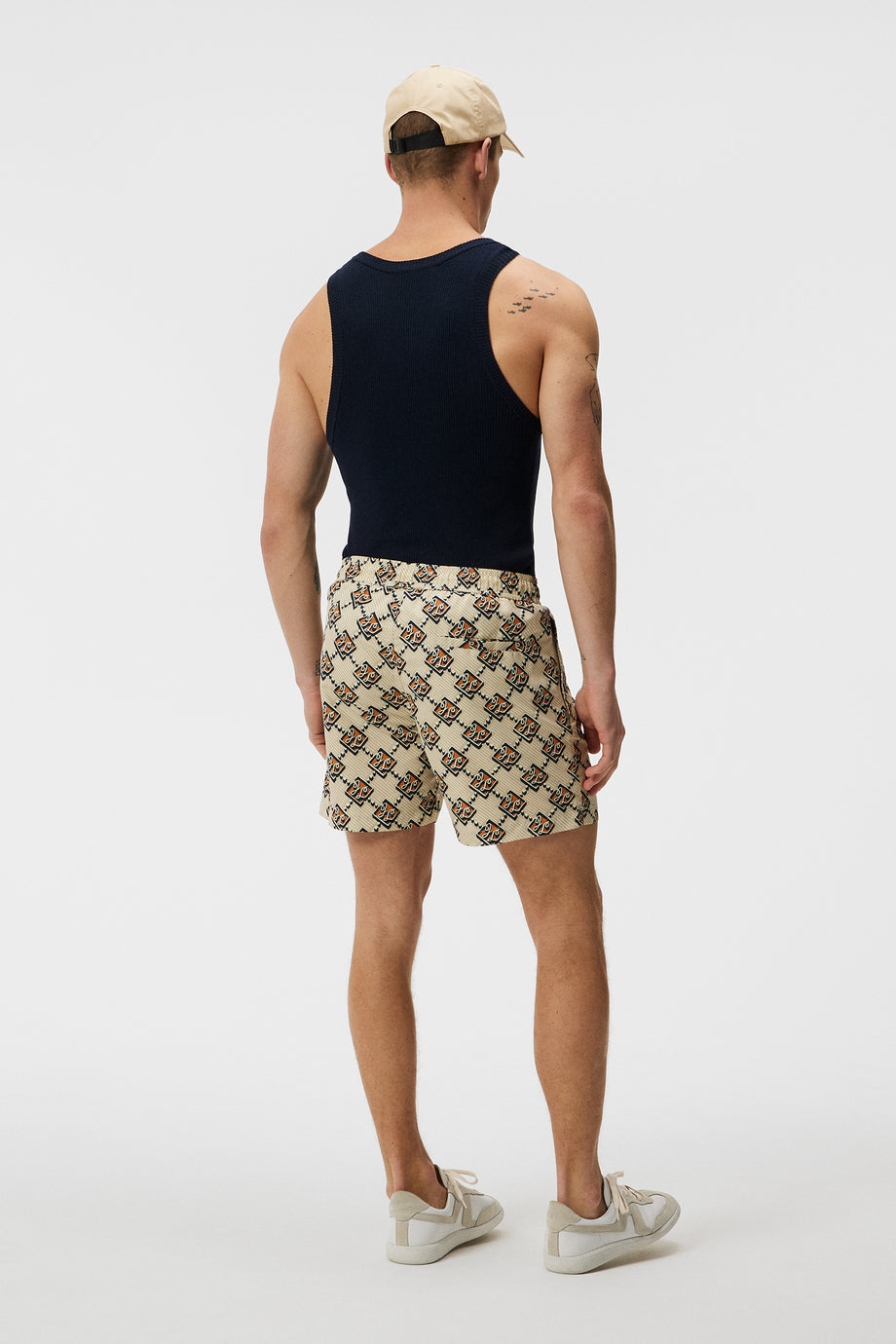 Louis Vuitton Monogram Bandana Baggy Fit Denim Shorts Indigo/White for Men