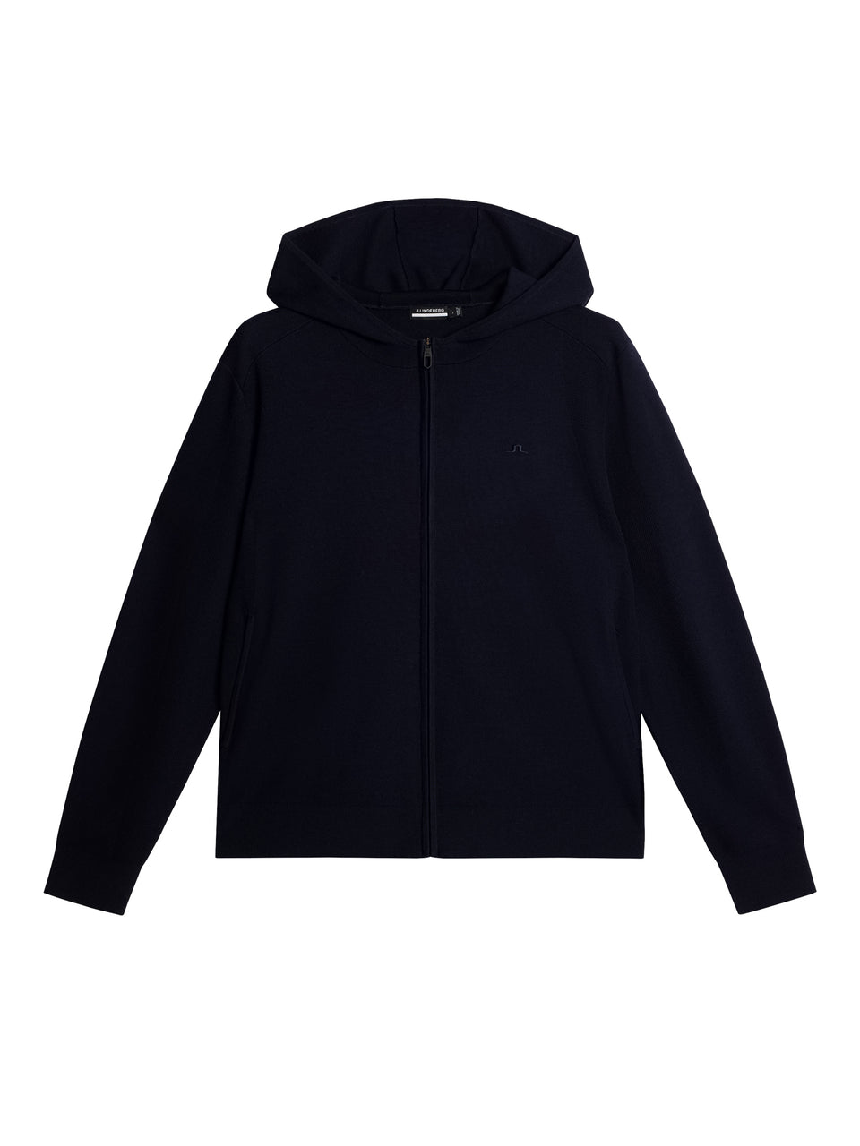 Cameron Hooded Knit Full Zip / JL Navy