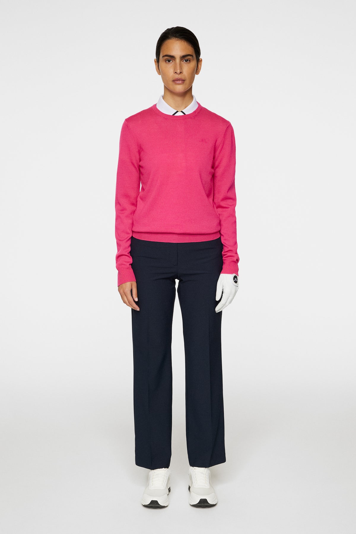 Aria Knitted Sweater / Pink Peacock