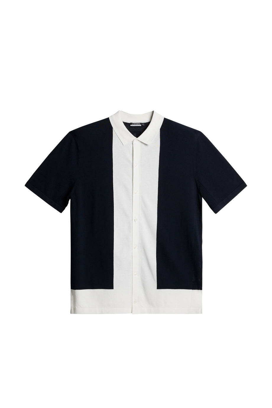 Rue Knitted Polo Shirt / JL Navy