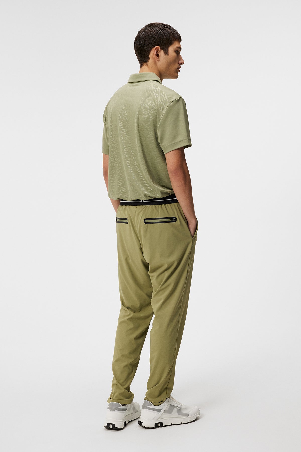 Peat Regular Fit Polo / Oil Green – J.Lindeberg