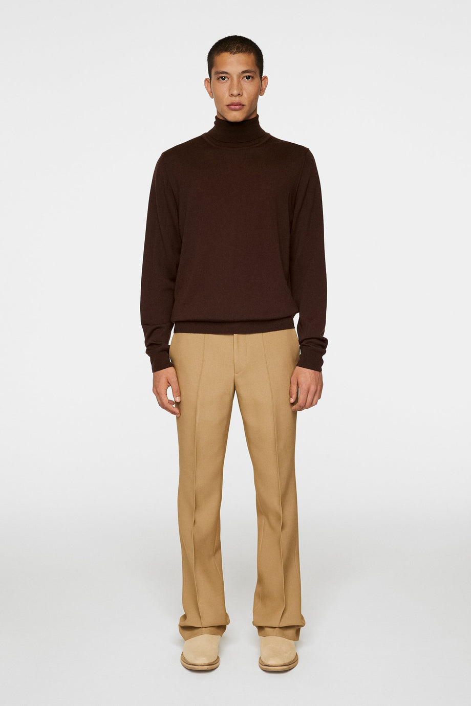 Kaden Merino Turtleneck / Bitter Chocolate