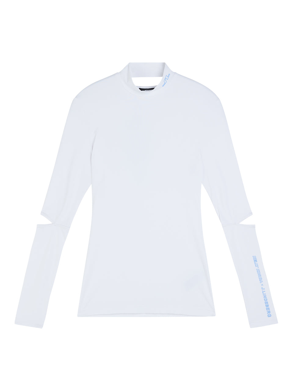 NK Mock Neck LS Golf Top / White