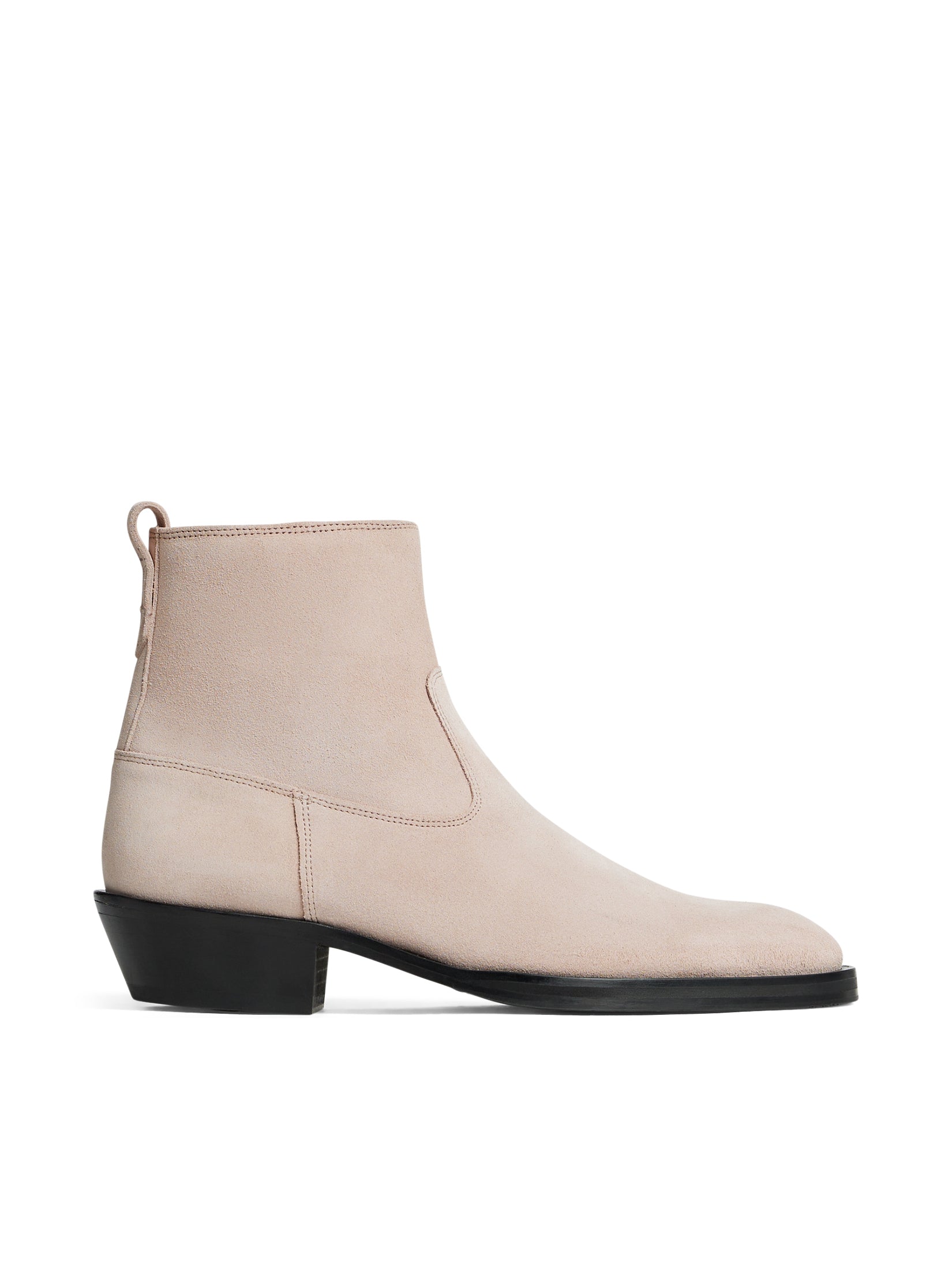 Light pink shop suede boots