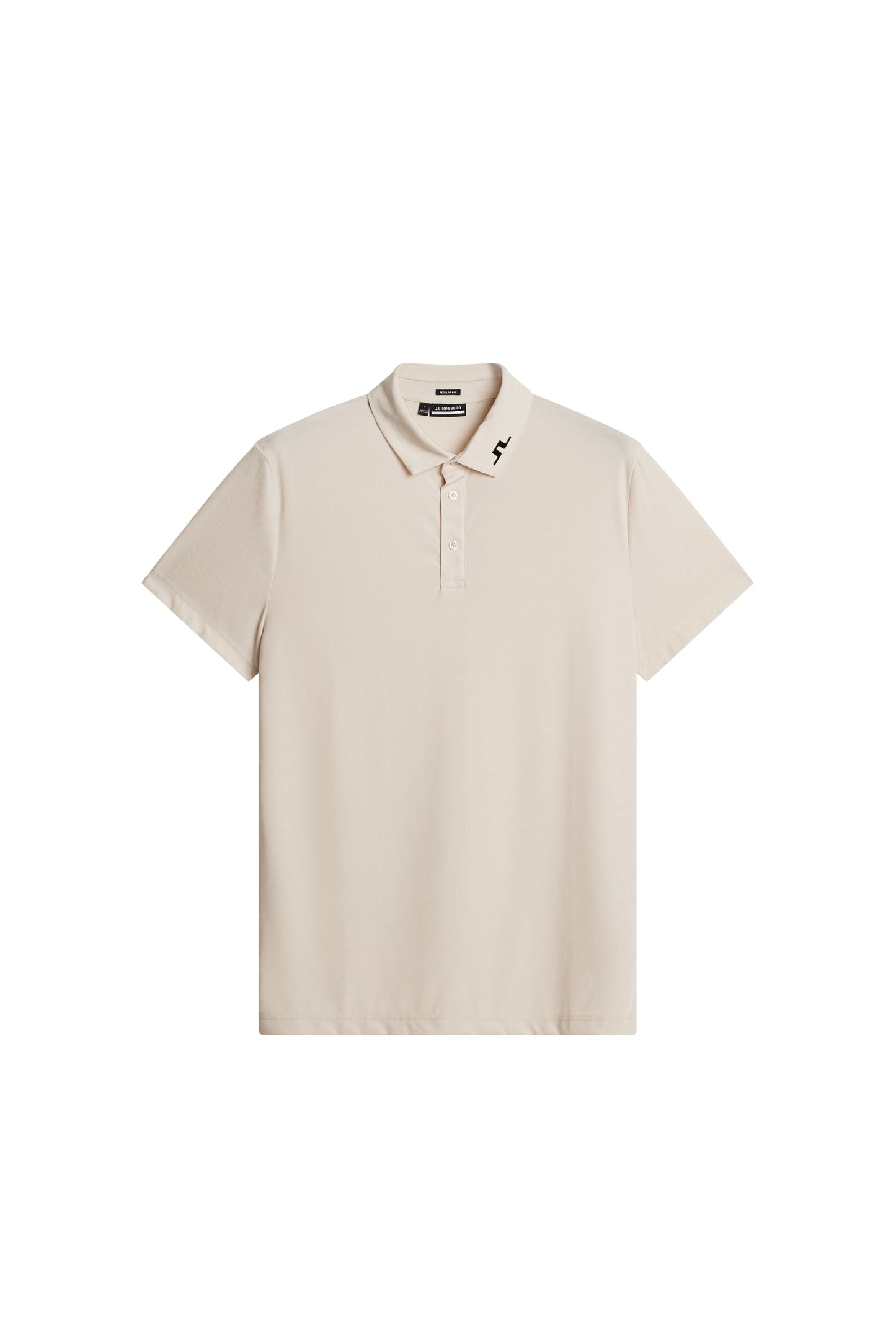 Bison  Regular Jacquard Polo / Moonbeam