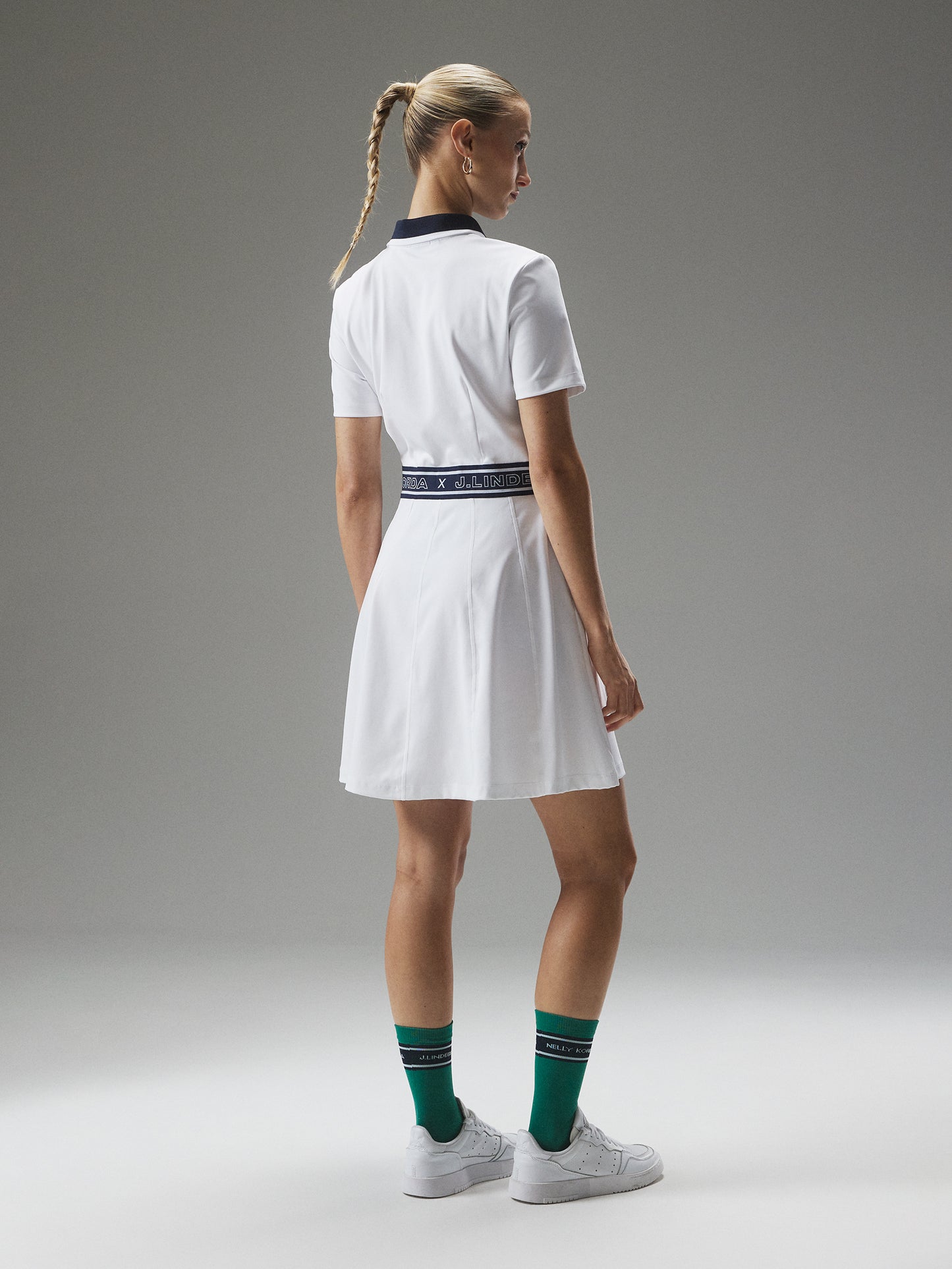 NK Golf Shirt Dress / White