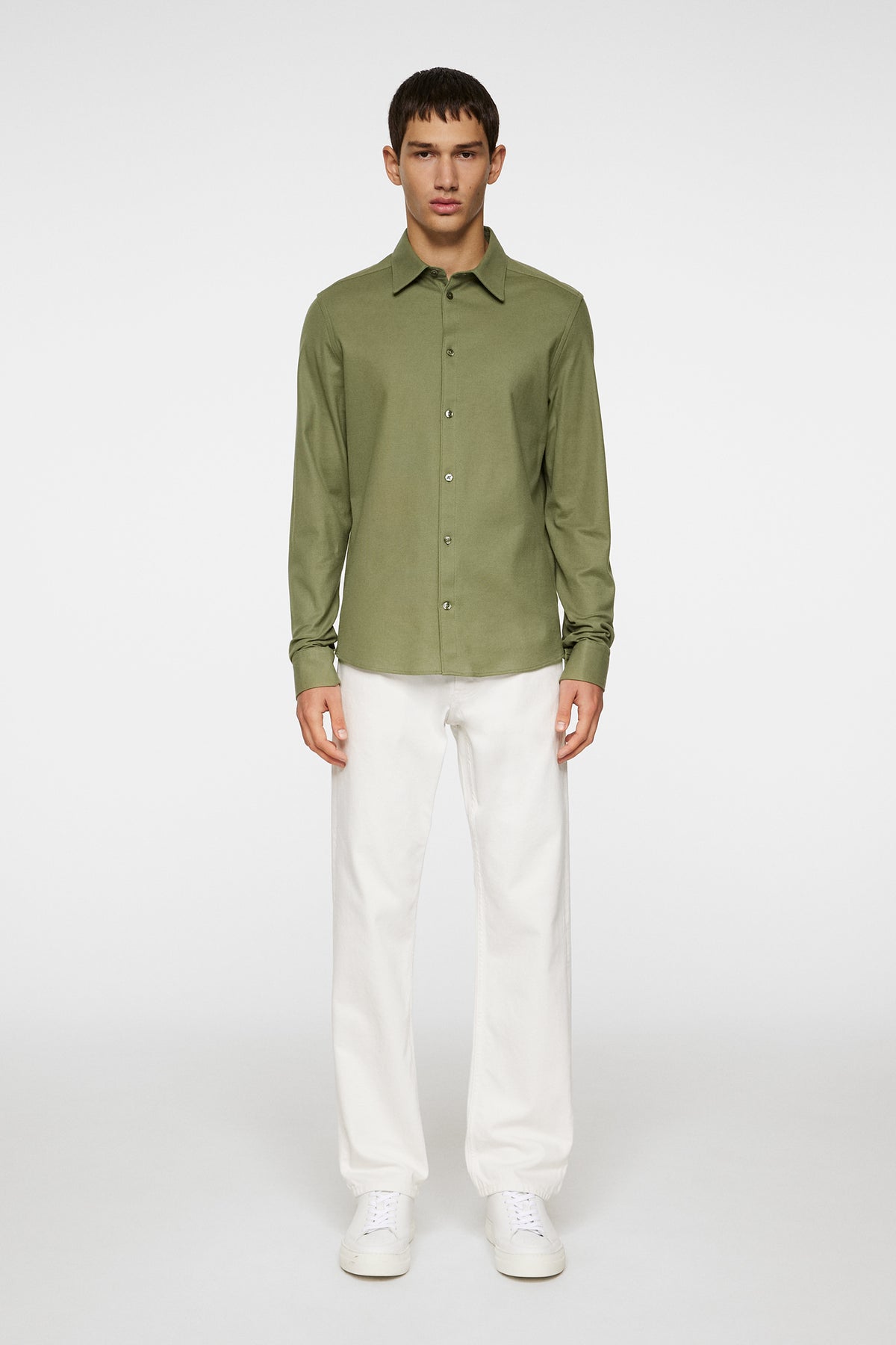 Marlon Jersey Shirt / Olivine